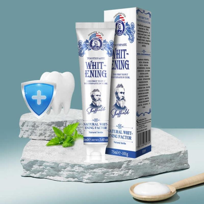 SHEFFIELD Зубная паста для отбеливания зубов , Whitening 75 мл SHEFFIELD Зубная паста для отбеливания зубов , Whitening 75 мл