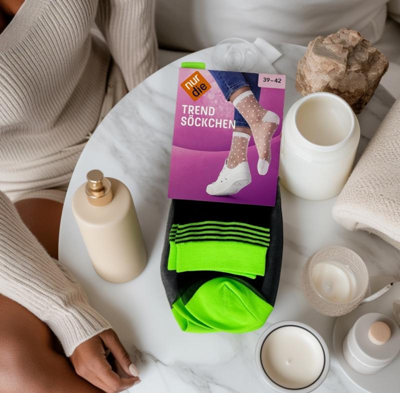 Тюлевые носки с акцентными деталями Trend socks  Тюлевые носки с акцентными деталями Trend socks