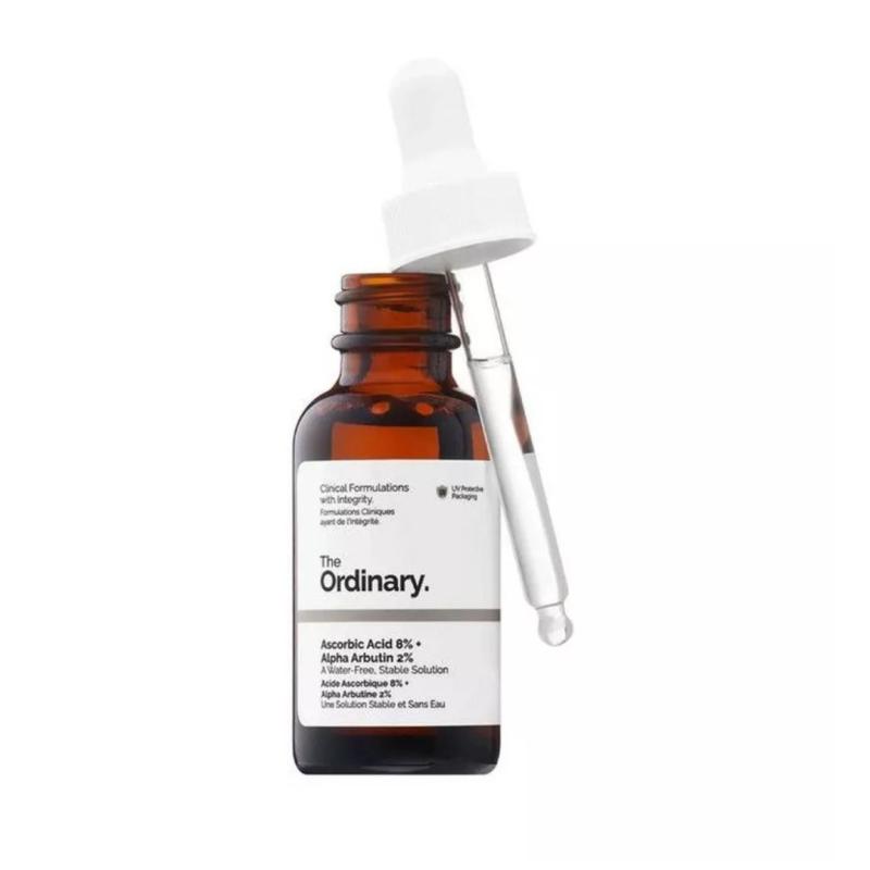 The Ordinary Осветляющая сыворотка с 8% аскорбиновой кислоты и 2% альфа арбутин The Ordinary Ascorbic Acid 8% + Alpha Arbutin 2%,30мл The Ordinary Осветляющая сыворотка с 8% аскорбиновой кислоты и 2% альфа арбутин The Ordinary Ascorbic Acid 8% + Alpha Arbutin 2%,30мл