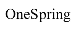 ONE SPRING ONE SPRING