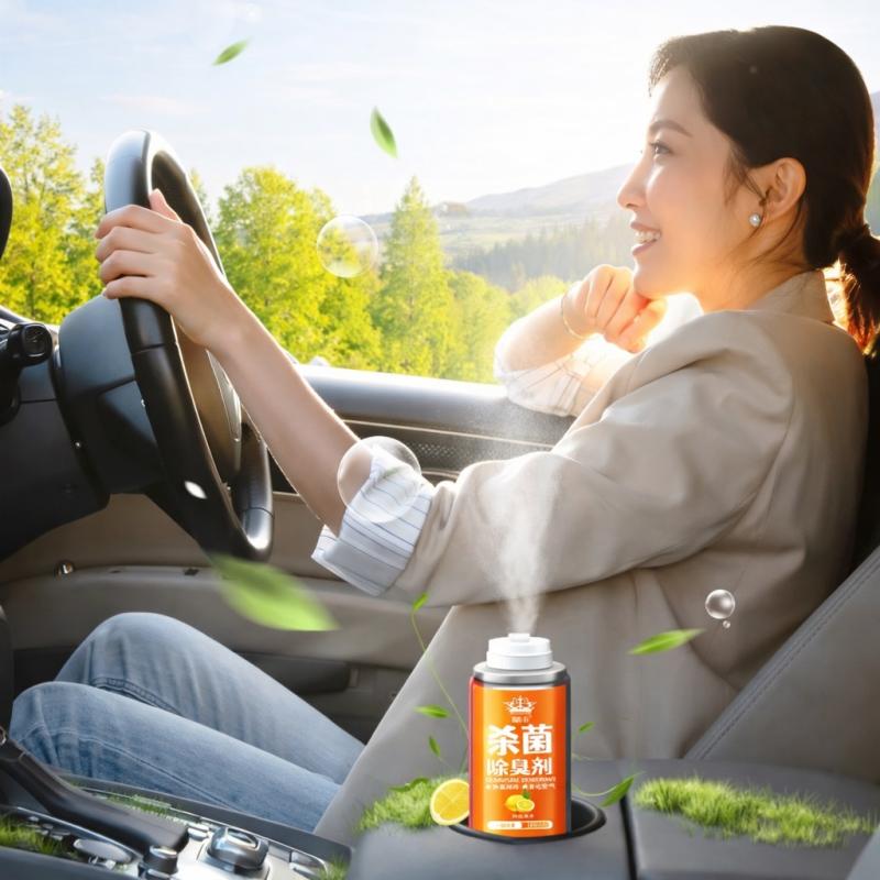 Дезинфекция и дезодорация автомобиля освежитель воздуха в помещении с запахом лимона