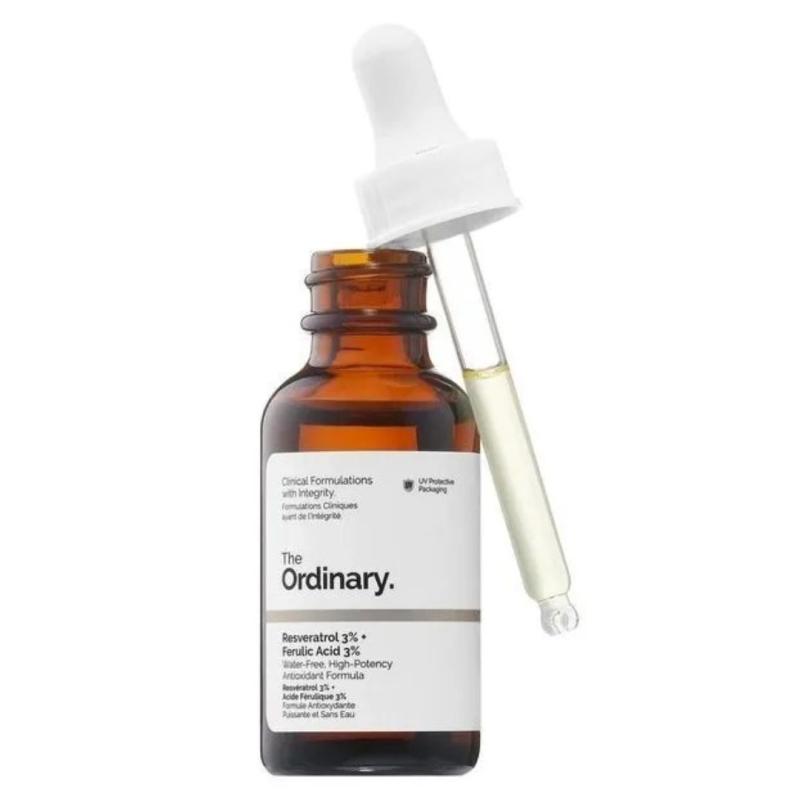 The Ordinary Антиоксидантная сыворотка с ресвератролом 3% и феруловой кислотой 3% The Ordinary Resveratrol Serum 3% + Ferulic Acid 3%,30мл The Ordinary Антиоксидантная сыворотка с ресвератролом 3% и феруловой кислотой 3% The Ordinary Resveratrol Serum 3% + Ferulic Acid 3%,30мл