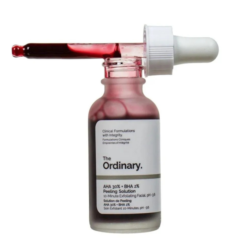 The Ordinary Кислотный кровавый пилинг  от прыщей, чёрных точек и тусклой кожи ,The Ordinary AHA 30% + BHA 2% Peeling Solution The Ordinary Кислотный кровавый пилинг  от прыщей, чёрных точек и тусклой кожи ,The Ordinary AHA 30% + BHA 2% Peeling Solution