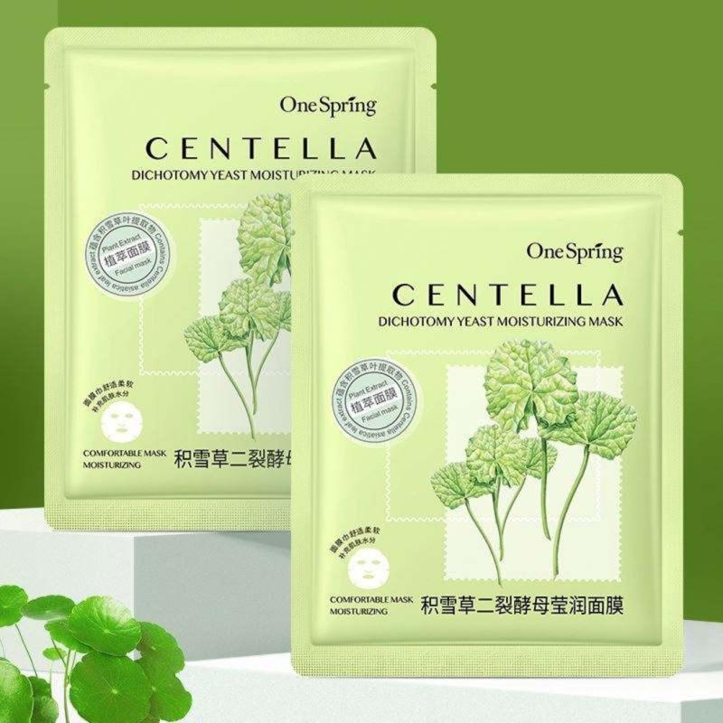 ONE SPRING Маска для лица с экстрактом центеллы азиатской ONE SPRING Маска для лица с экстрактом центеллы азиатской