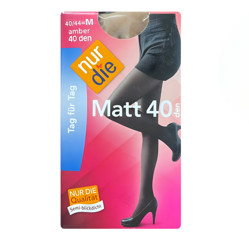 Полупрозрачные, матовые колготки 40 ден