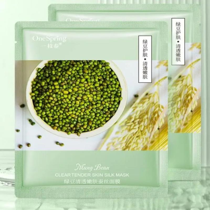 ONE SPRING Маска для лица с экстрактом бобов мунг ONE SPRING Маска для лица с экстрактом бобов мунг