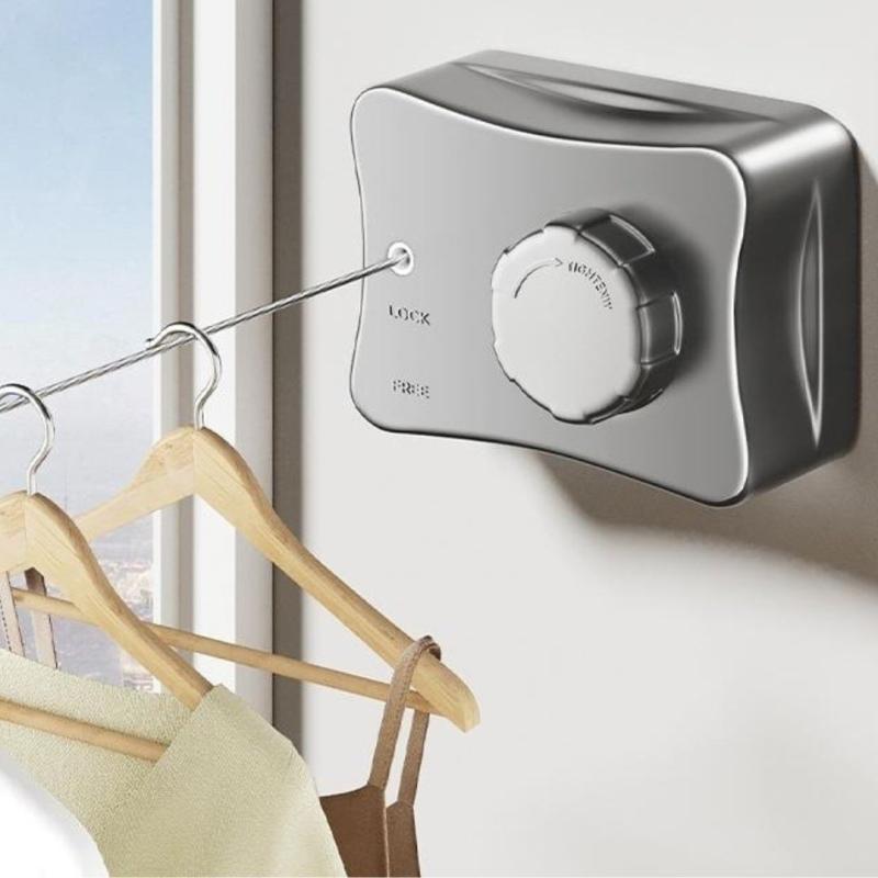 Веревка бельевая с металлической жилой, 5 м