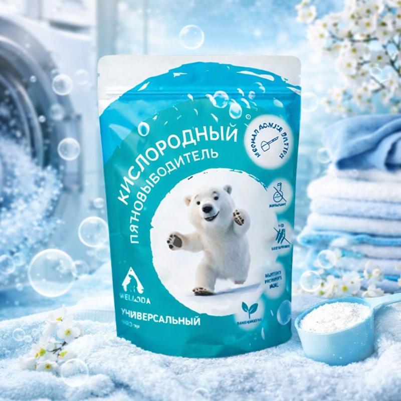 WELLODA Кислородный порошок-пятновыводитель