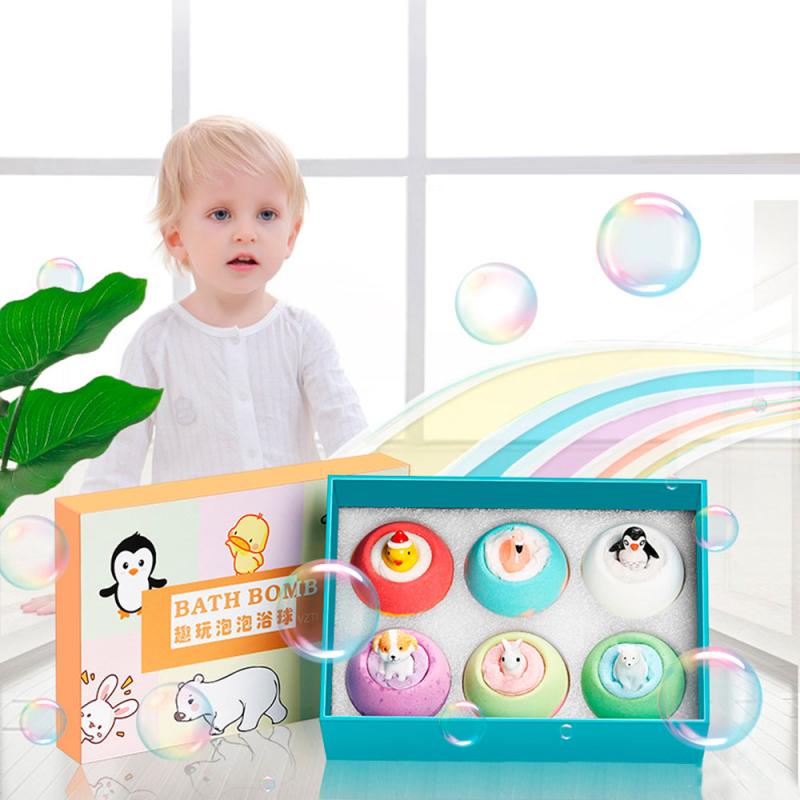 Бомбочка для ванны соли с игрушкой: 100г