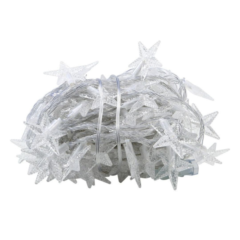 Гирлянда Звезды 80 ламп, 10 м