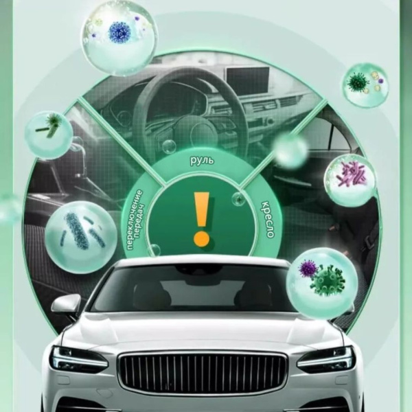 Дезинфекция и дезодорация автомобиля освежитель воздуха в помещении с запахом лимона