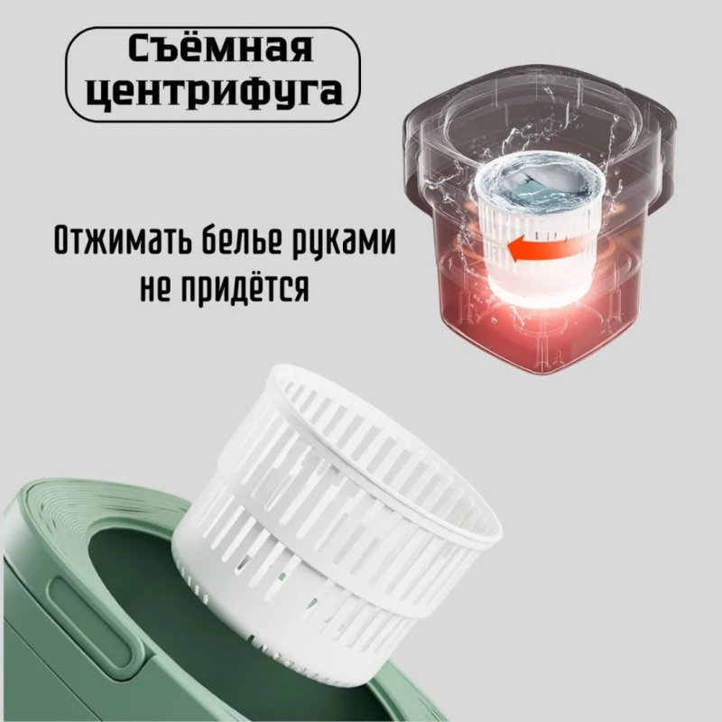 Портативная складная стиральная машинка,8 литров Портативная складная стиральная машинка,8 литров