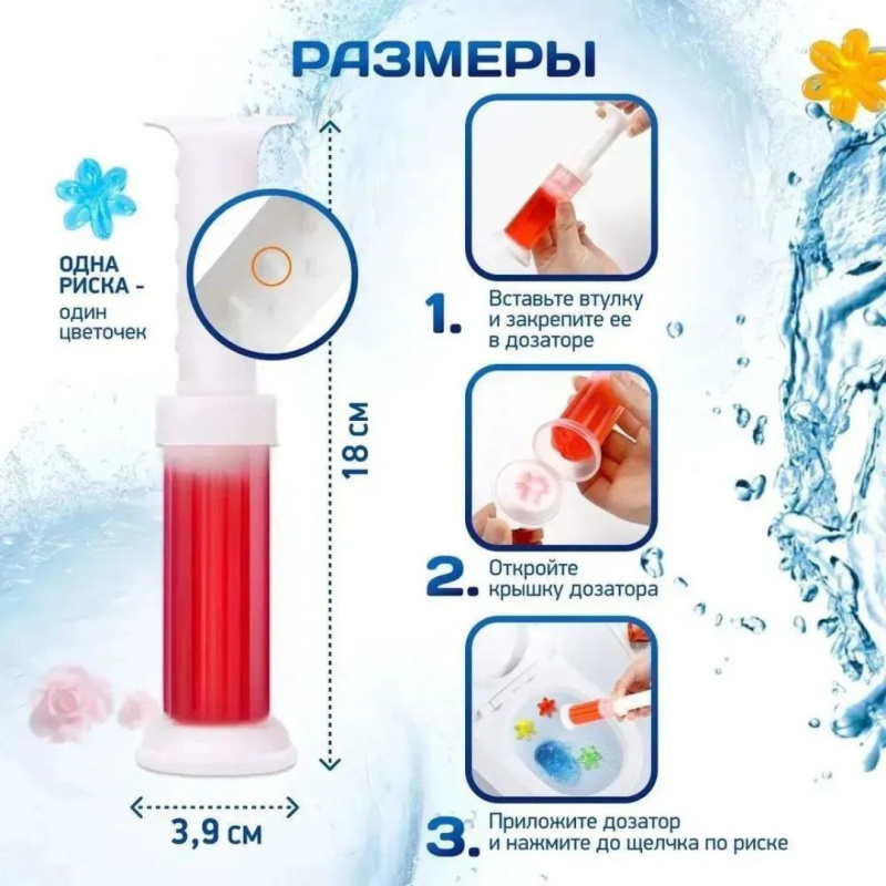 Антибактериальный Гель-шприц для унитаза.