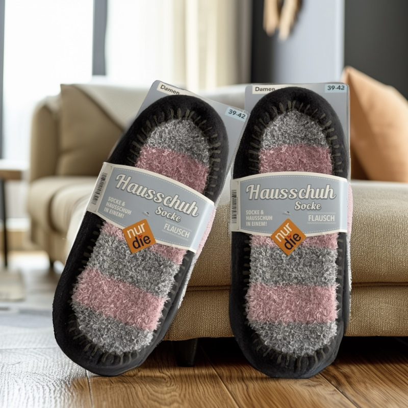 Мягкие и пушистые носки тапочки HOUSE SLING_COCkS