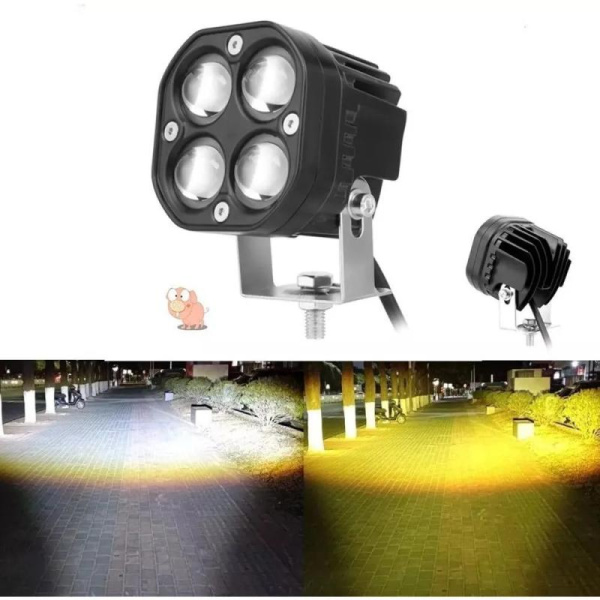 Прожектор автомобильный, 40w-white Yellow