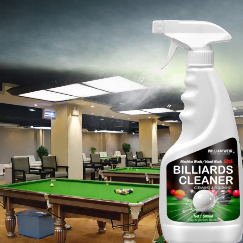 Специализированное чистящее средство для бильярдных шаров 2 в 1 , William Weir Billiards Cleaner 500 мл