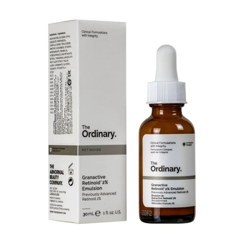 The Ordinary Сыворотка-эмульсия сокращает морщины и улучшает качество кожи The Ordinary Granactive Retinoid 2% Emulsion,30мл The Ordinary Сыворотка-эмульсия сокращает морщины и улучшает качество кожи The Ordinary Granactive Retinoid 2% Emulsion,30мл