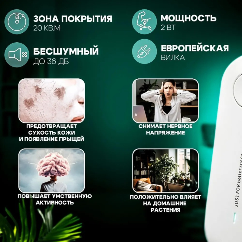 Настенный Мини-Ионизатор воздуха  Настенный Мини-Ионизатор воздуха