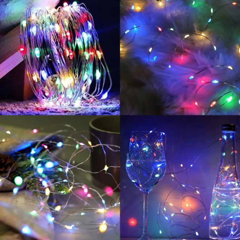 Гирлянда Роса цветная 5 метров