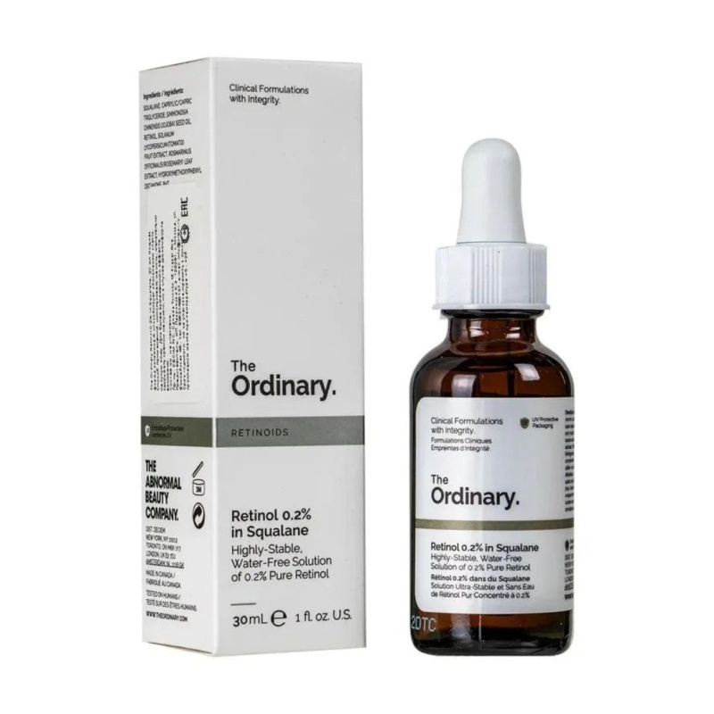 The Ordinary Сыворотка для лица с 0.2% ретинолом от морщин,The Ordinary Retinol 0.2% in Squalane,30мл The Ordinary Сыворотка для лица с 0.2% ретинолом от морщин,The Ordinary Retinol 0.2% in Squalane,30мл