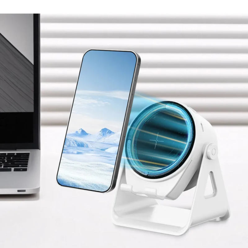 Креативный новый ZJ-08 многофункциональный беспроводной зарядный индукционный динамик с RGB цветной подсветкой