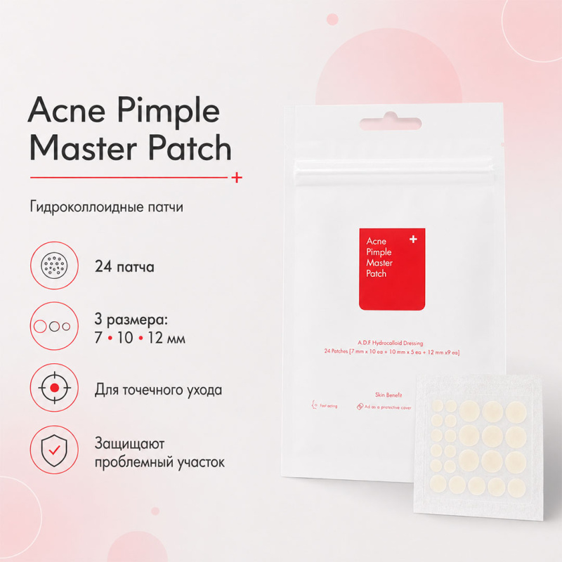 Cosrx Антибактериальные патчи от прыщей Acne Pimple Master Patch