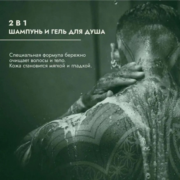 Needman Мужской шампунь - гель для душа 2 в 1