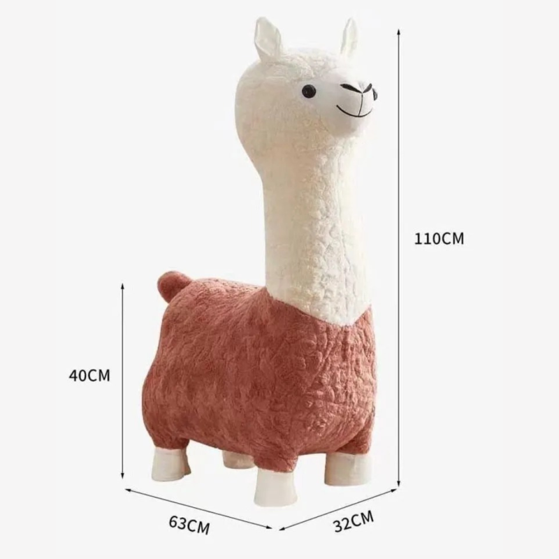 Пуфик Альпака Большой размер ,110 см